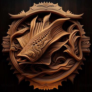 3D модель Звичайна рогата риба (STL)